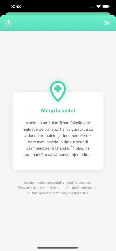 Cronometru pentru contracții