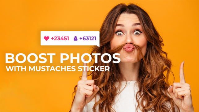 Mustaches Sticker