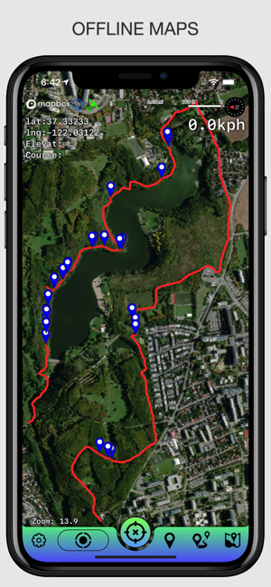 ‎Offline Maps: GPS Tracker GPX Screenshot