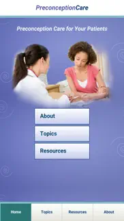 preconception care app iphone screenshot 1