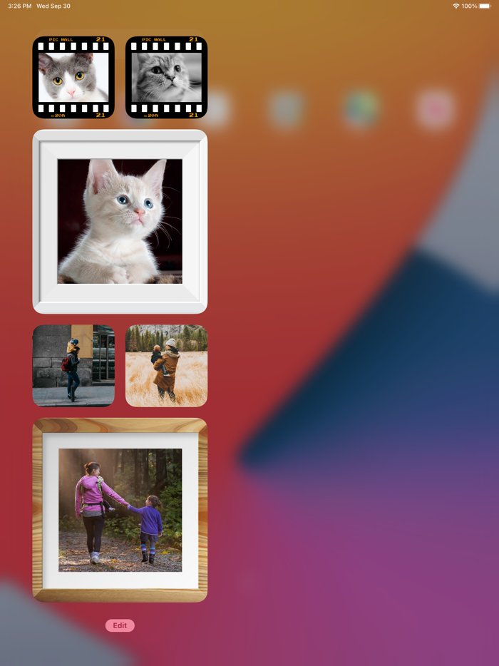 Pic Wall - Pretty Photo Widget