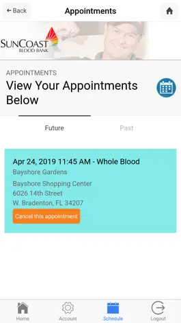 Game screenshot SCBC SunCoast Blood Centers mod apk