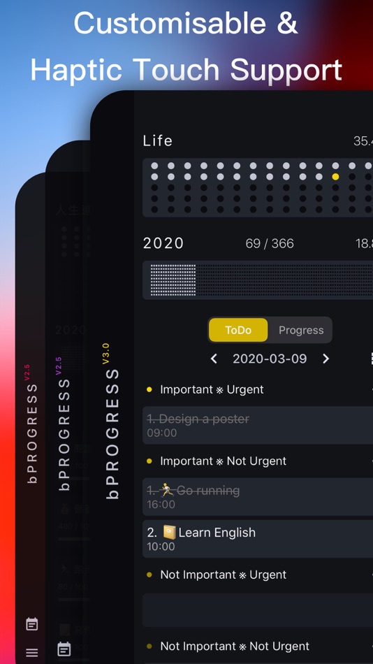 #1. bProgress - Manage Daily Tasks (iOS) 由: Huizhou Walden Information Technology Co., Ltd.