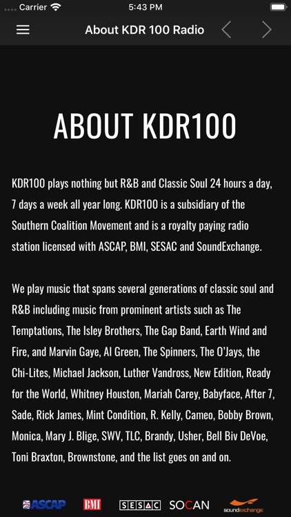 KDR 100 Classic R&B