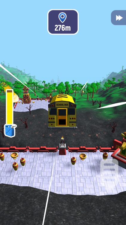 疯狂速递: 汽车跳跃和毁灭模 screenshot-3