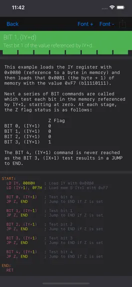 Game screenshot Z80 Reference hack