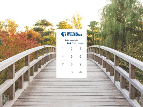 1st Bank of Manhattan iPad screenshot 2 - Finance app