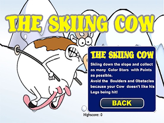 Screenshot #5 pour The Crazy Skiing Cow