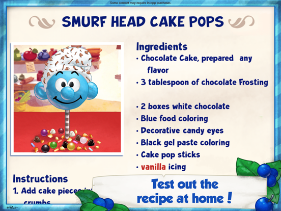 The Smurfs Bakery iPad app afbeelding 5