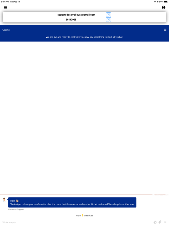 USA Transfers Clients iPad screenshot