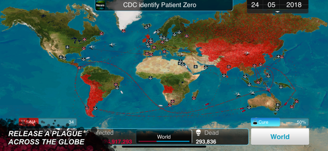 Plague Inc. Снимок экрана