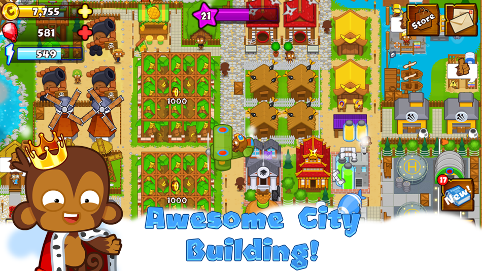 Bloons Monkey City - 1.12.7 - (iOS)