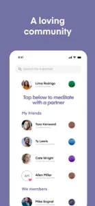 We - partnered meditation screenshot #4 for iPhone