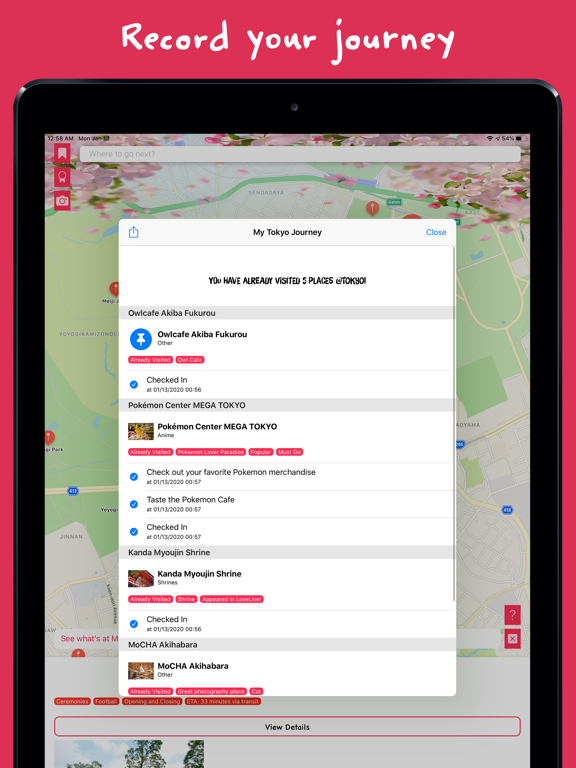 Sakura: Japan Travel Guide iPad screenshot 5 - Travel app