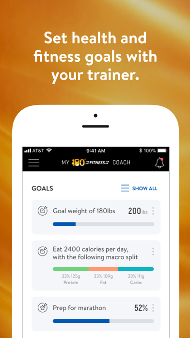 My 180Fitness Coach Screenshot