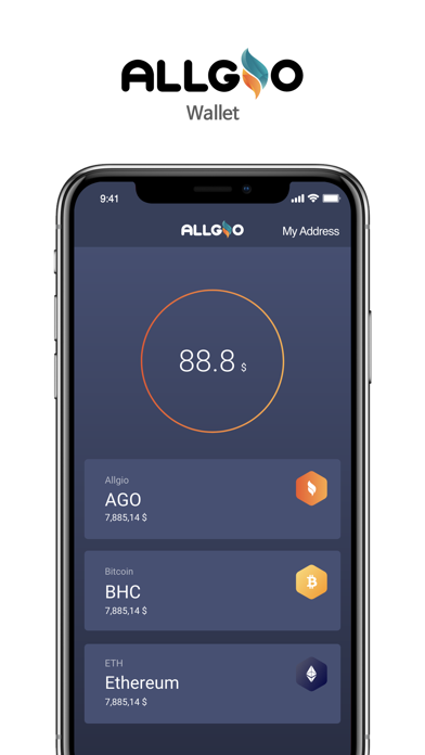 Screenshot #1 pour Allgio Wallet