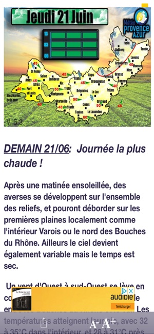 Météo Provence Azur(圖2)-速報App
