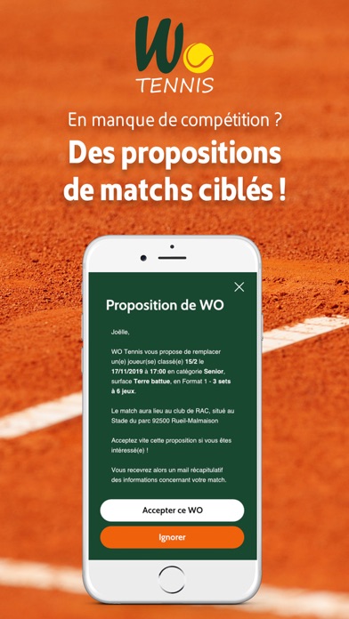Screenshot #3 pour WO Tennis