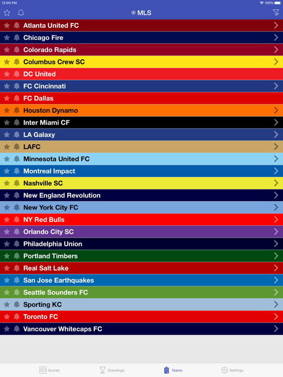 Pro Soccer Live iPad screenshot 4 - Sports app