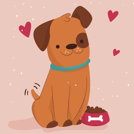 Lovely Dog Stickers Pack icon