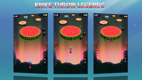 Knife Throw 3D Legend screenshot