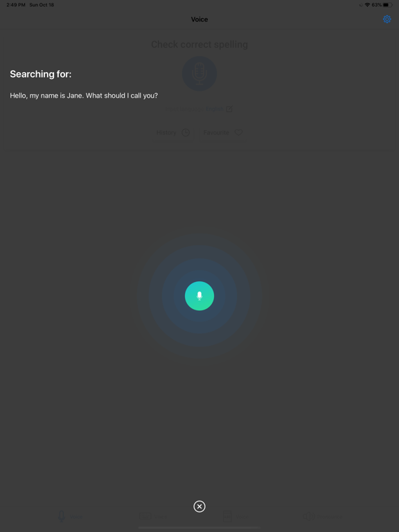 Spell check : Voice to text iPad screenshot 4 - Utilities app