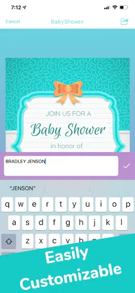 Game screenshot eCard: Invitation Maker apk