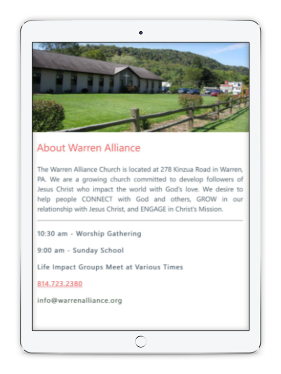 Screenshot #4 pour Warren Alliance Church