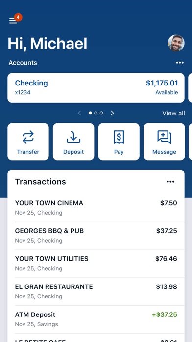 Bank of Lake Mills Screenshot