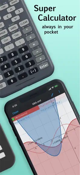 Game screenshot Ncalc - Graphing Calculator 84 apk