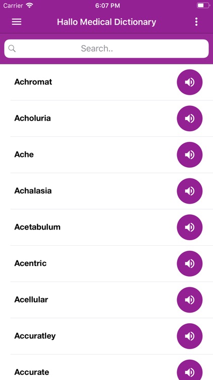 Hallo Medical Dictionary