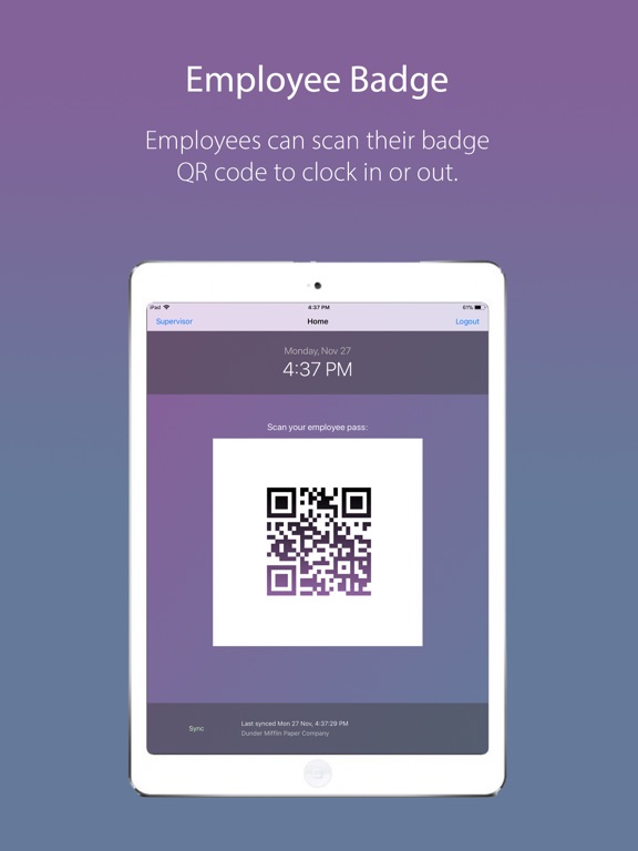 Timekeeper by paybookapp.com iPad screenshot 2 - Business app