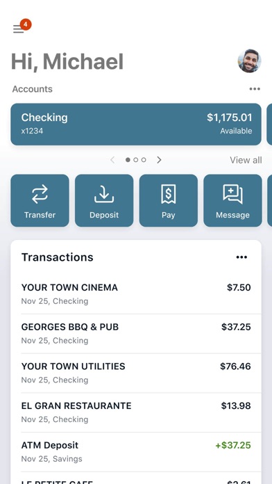 Alliance Community Bank App Screenshot