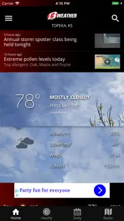 wibw 13 weather app iphone screenshot 1