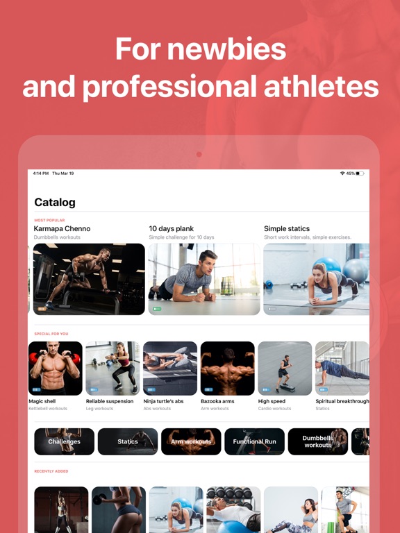 Screenshot #5 pour Workout: exercises, activité