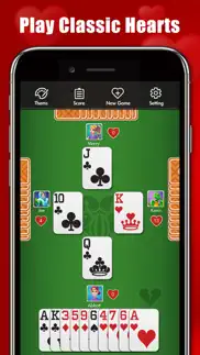 hearts : classic card games iphone screenshot 1