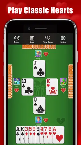 Game screenshot Hearts : Classic Card Games mod apk