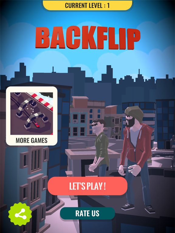 BACKFLIP - PARKOUR FLIP JUMP iPad screenshot 5 - Games app