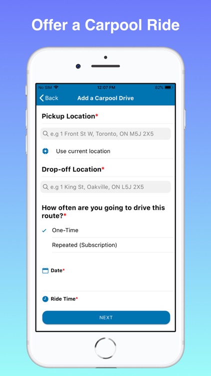 EcoRyd - Carpool Your Commute