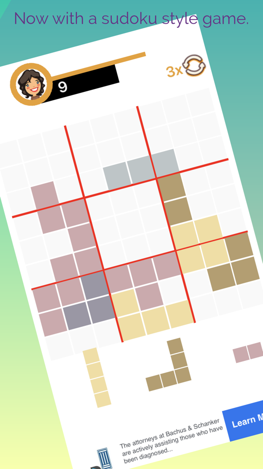 #2. cuadros 2: puzzle block games (iOS) 由: cabagomez.com