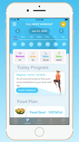 Game screenshot Workout planner for women apk