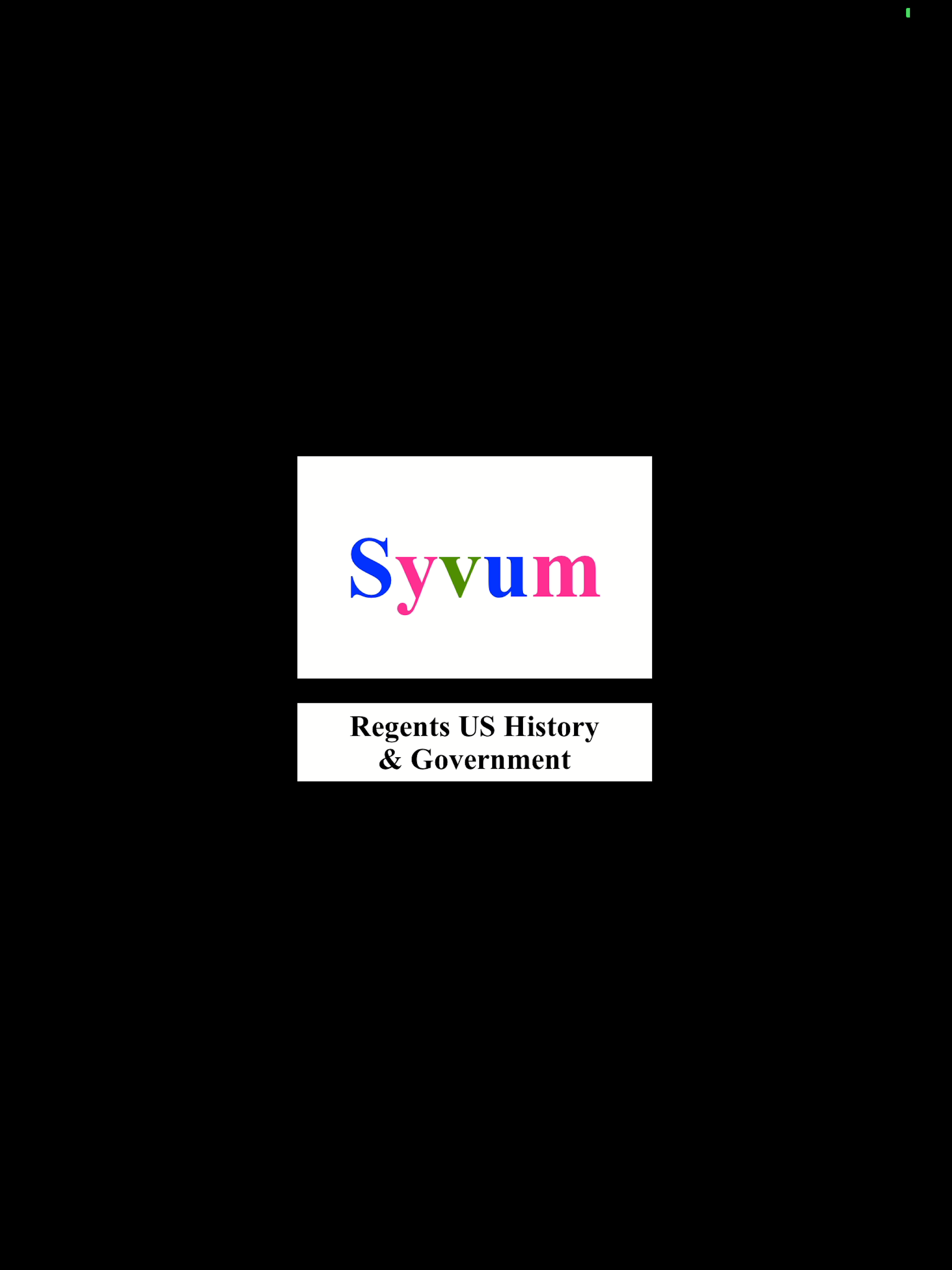 Regents US History and Govt