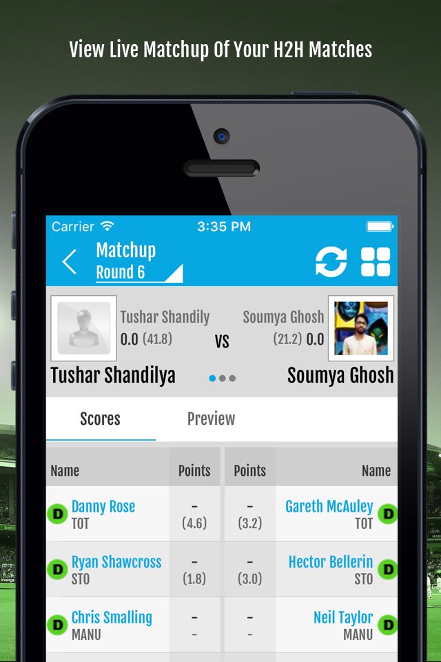 COC CB Fantasy Sports screenshot 4