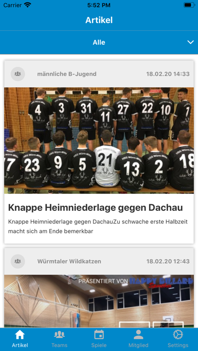 Screenshot #1 pour HSG Würm-Mitte