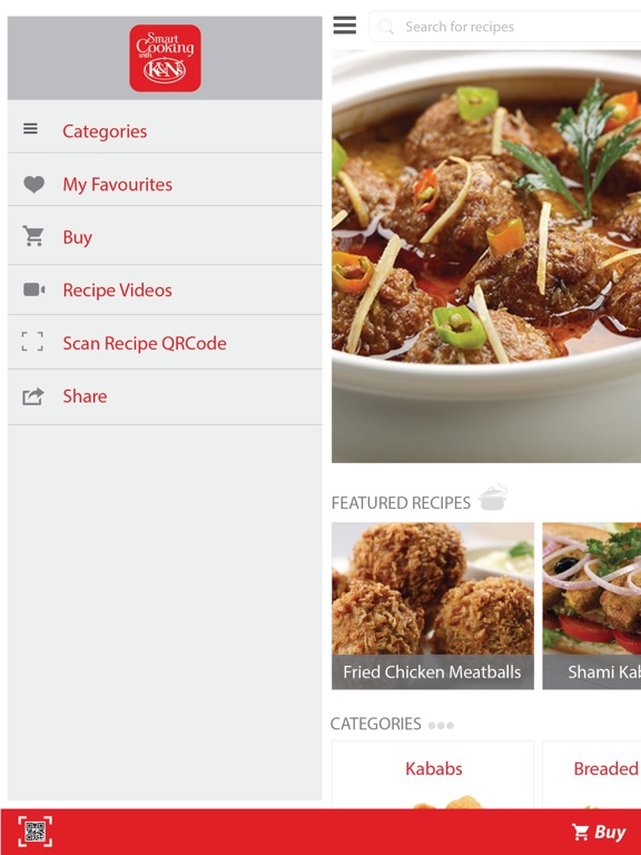 SmartCooking with K&N's - USA iPad screenshot 2 - Food & Drink app