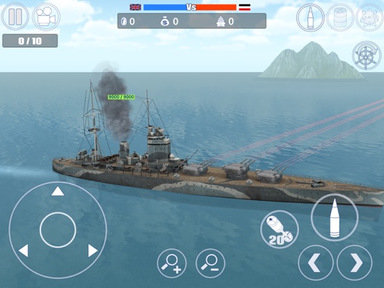 Warship - The Atlantic War iPad app afbeelding 1