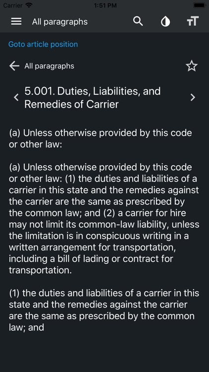 Texas Transportation Code 2021