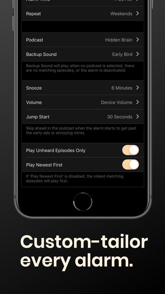 #4. Next Up - A Podcast Alarm (iOS) By: Landon Mitchell