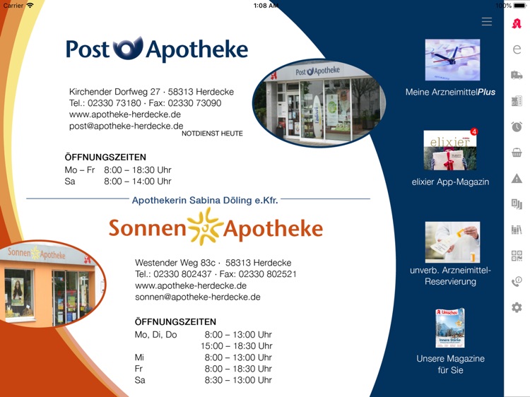 Post- Sonnen-Apotheke - S.D.