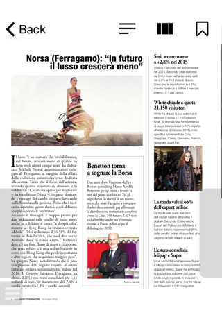 Pambianco Magazine screenshot 2